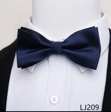 Fashion Brand Brand Silk Bow Tie Dark Blue Man Dot Wedding Accessories lover's day Fit Formal Party