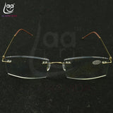 Titanium Frame Ultra Light Memory Gold Frame Coating Lenses Men Women Rimless Reading Glasses  0.75  1  1.5  1.75  2  2.25 To  4