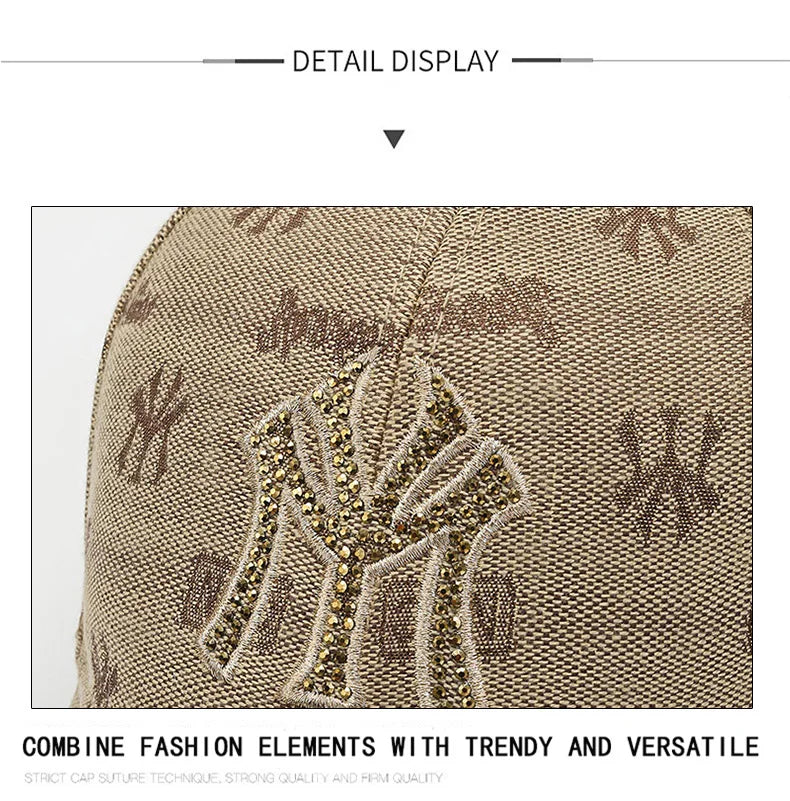 Spring And Autumn New Men's And Women's Baseball Caps Korean Fashion Embroidery Letter Caps Outdoor Leisure Travel Sun Hats