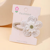1pcs Ins Daisy Flower Hair Clips Baby Girl Hairpins for Kids Lace White Barette Princess Hooks Infant Accessories Korean