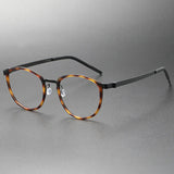 9737 new integrated screwless pure titanium glasses frame