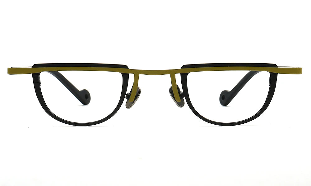 Vintage Titanium Glasses Frames for Women Light Geometric Eyeglass Men Optical Eyewear Retro Spectacles Prescription Myopia