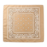 Fashion Hip Hop Bandana Kerchief Unisex Black Hair Band Neck Scarf Headwear Wrist Wraps Head Square Scarves Print Handkerchief
