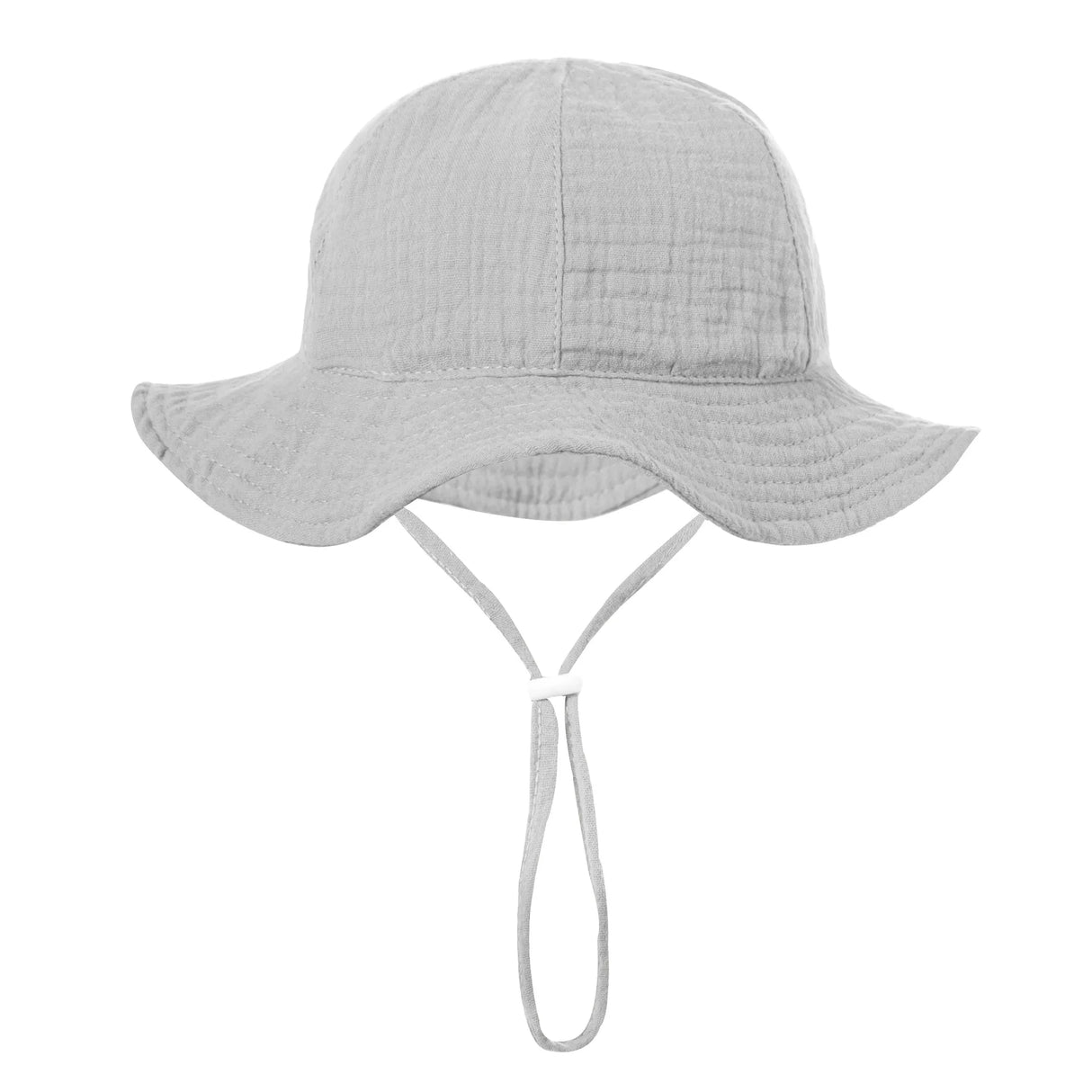 Embroidered Name Breathable Kids Wide Brim Sun Hat With Adustable Chin Strap Suitable For Summer And Beach
