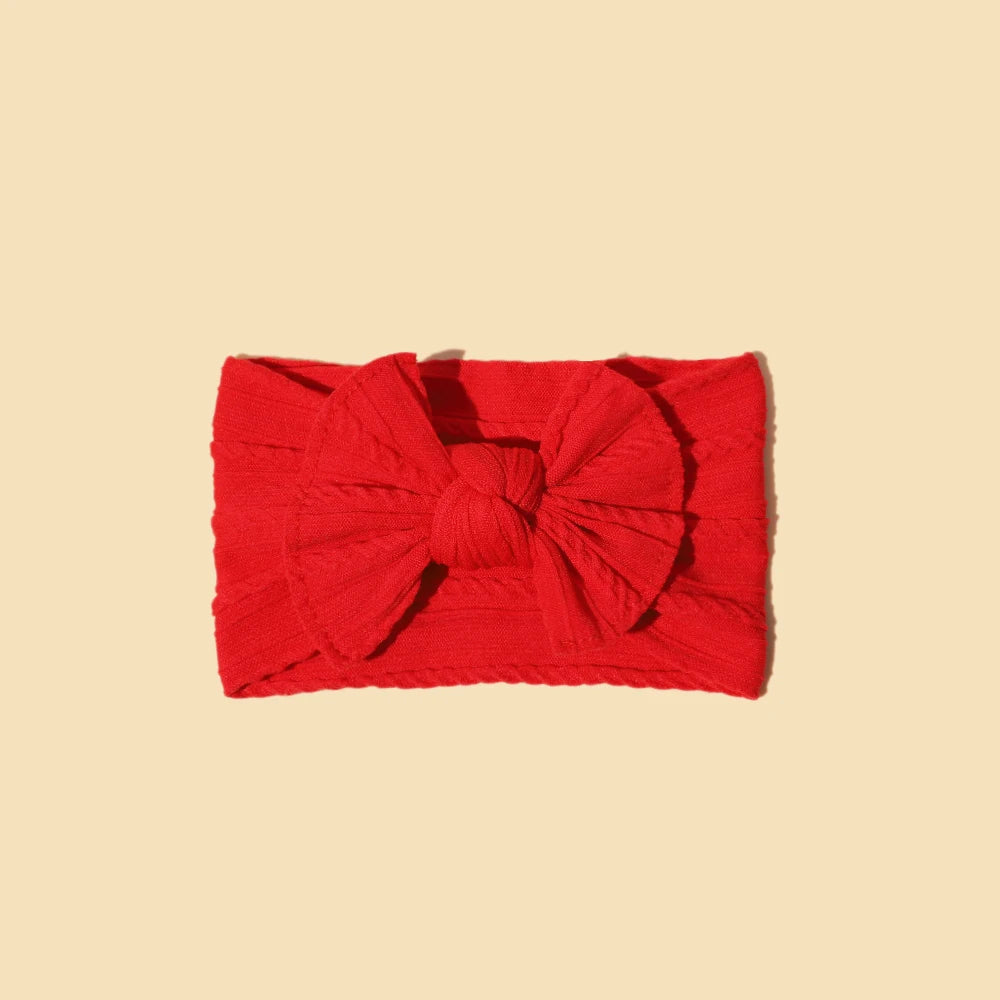 Baby Accessories For Newborn Toddler Kids Baby Girl Boy Headband Nylon Jacquard Hair bandand Solid Colour Elastic Hair Accessori