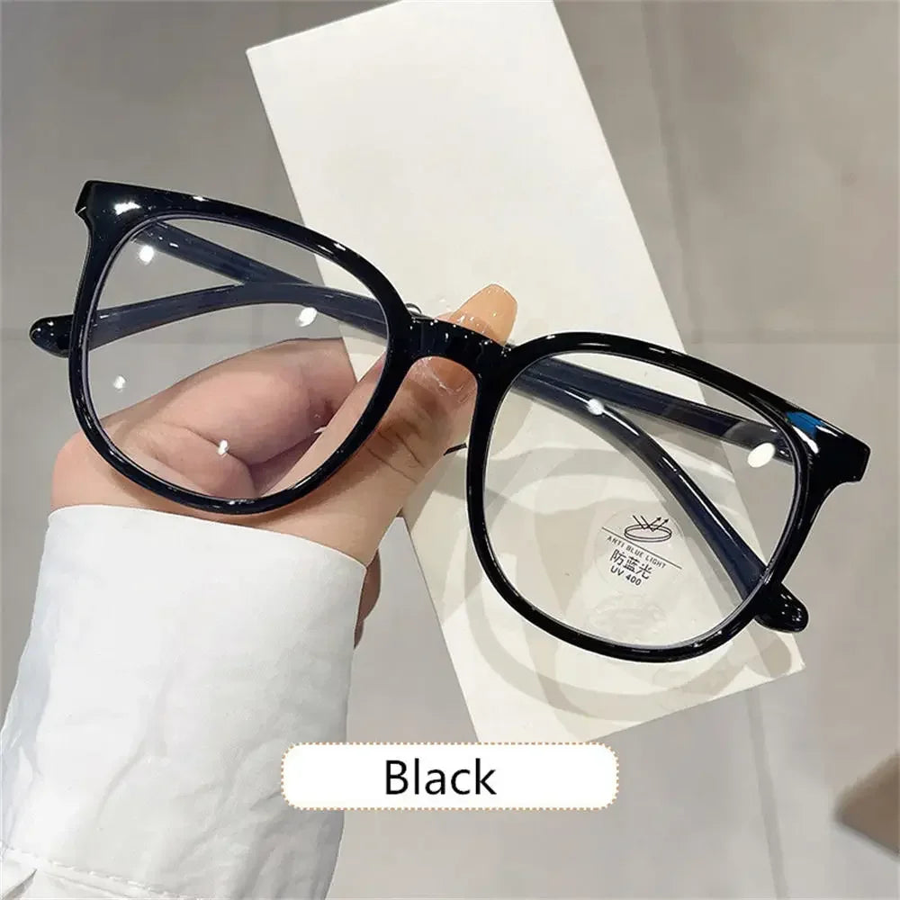 Transparent Anti-blue Light Glasses Oval Frame Computer Glasses Women Men Eyewear Blocking Glasses Optical Spectacle Eyeglases
