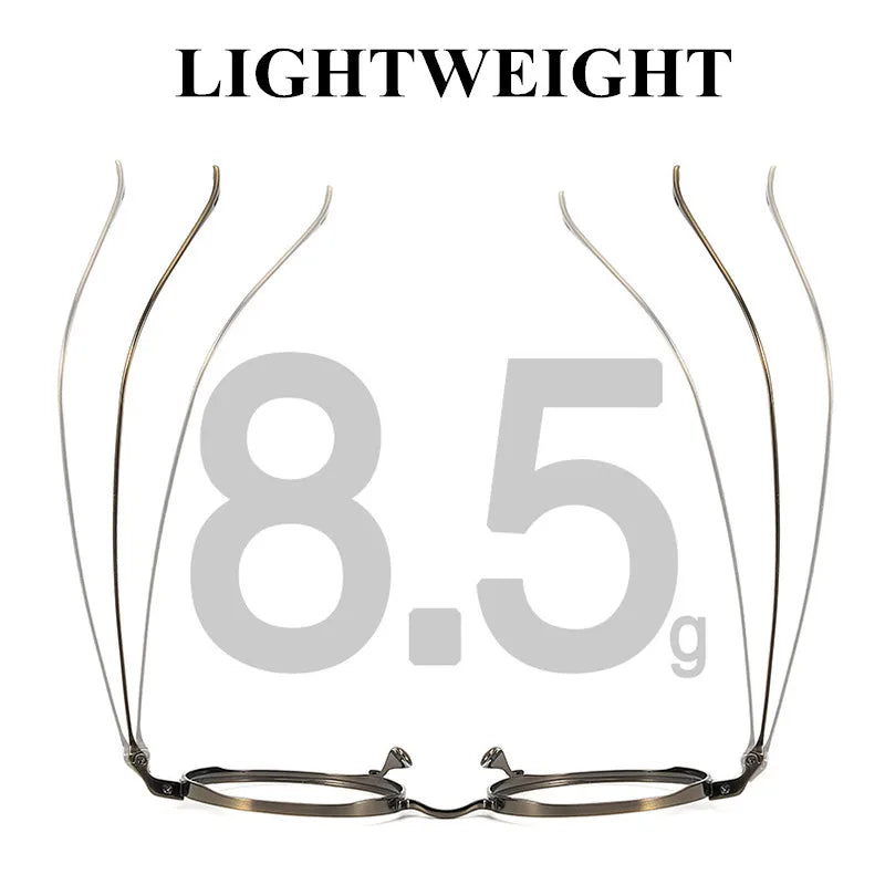 2025 NEW Titanium Handmade Glasses Frame Round Oval Retro Glasses For Men Reading Glasses Frames For Myopia For Women KMN-3003