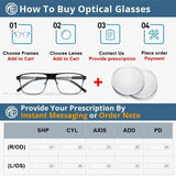 Handmade Round Titanium Glasses Frames 5518 Retro Men Double Beam Round No Screw Eyeglasses Denmark Brand Lightweight Women
