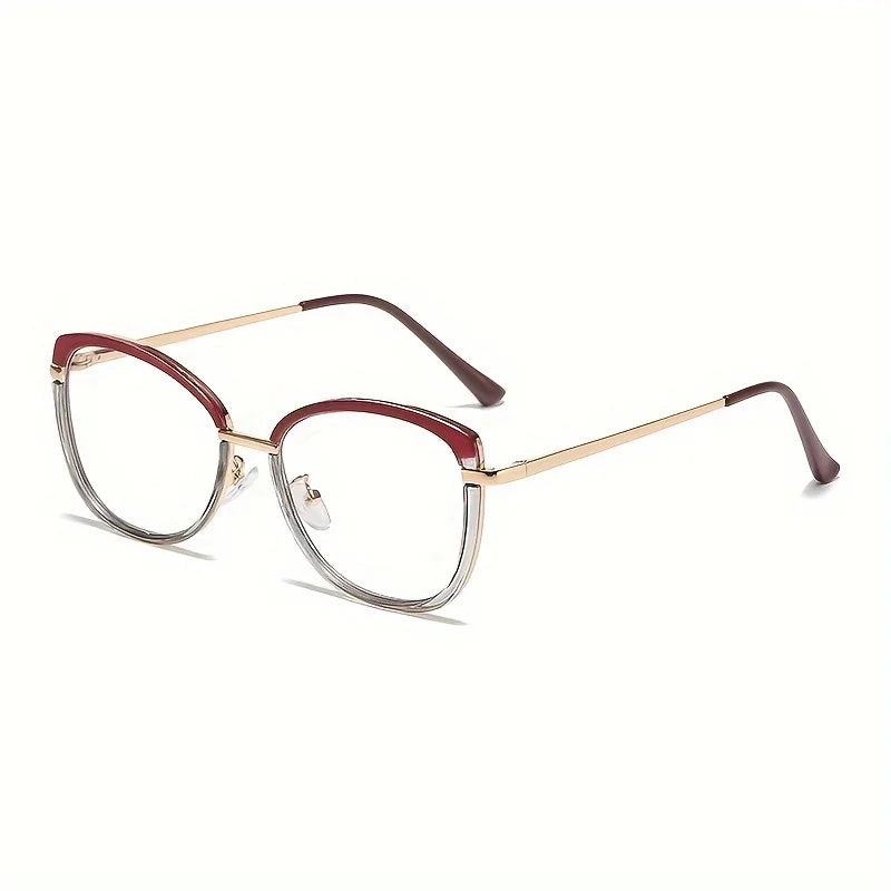 1 pair of new color-changing anti-blue light glasses, fashionable and personalized women's glasses, effectively block blue light