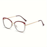 1 pair of new color-changing anti-blue light glasses, fashionable and personalized women's glasses, effectively block blue light
