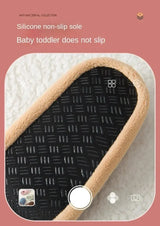 Baby Anti-slip Socks Newborn Warm Crib Floor Shoes with Rubber Sole for Children Boy Toddler Foot Girl Infant Cute Kids Slippers