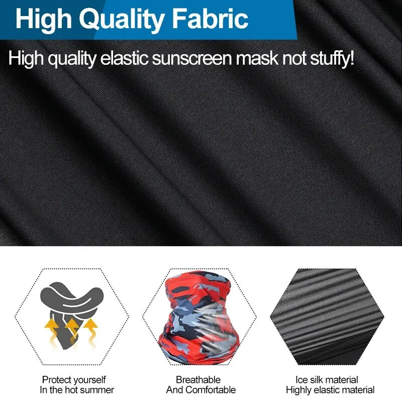 Ourdoor Cycling Riding Scarf Motorcycle Men Women Neck Cover Sports Fishing Magic Bandana Headwear Turban Mask