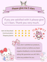 Sanrio Sunscreen Hat Cinnamoroll My Melody Kuromi Pompompurin Anti-Uv Sunshade Cap Large Tongue Sun Hat Kids Birthday Gifts