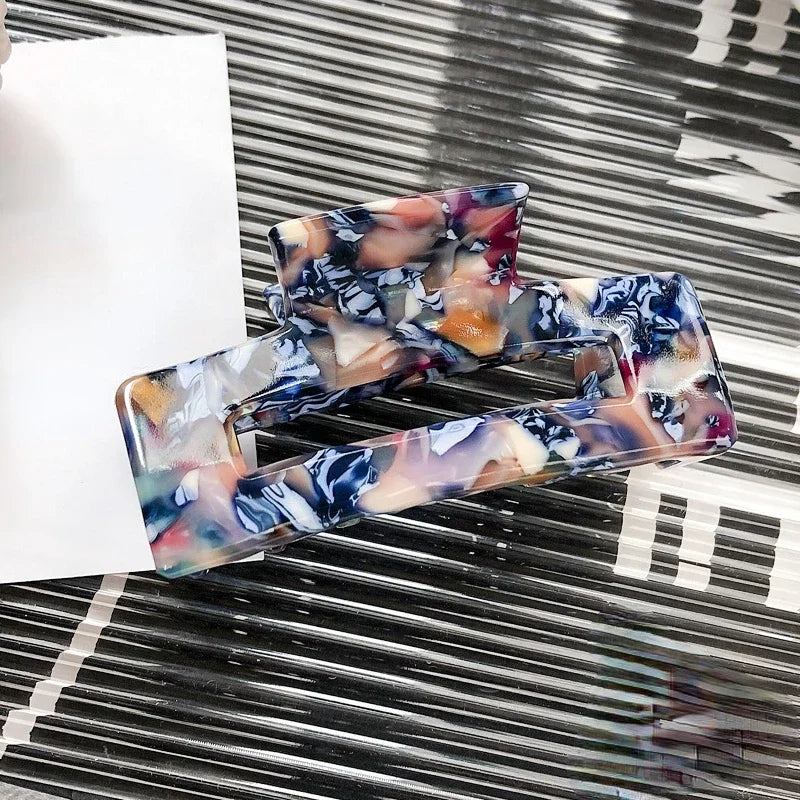 Bilandi Trendy Jewelry Acetate Hair Clip For Women Girl Head Hairpin Resin Hair Claw Headdress Female Hair Accessories