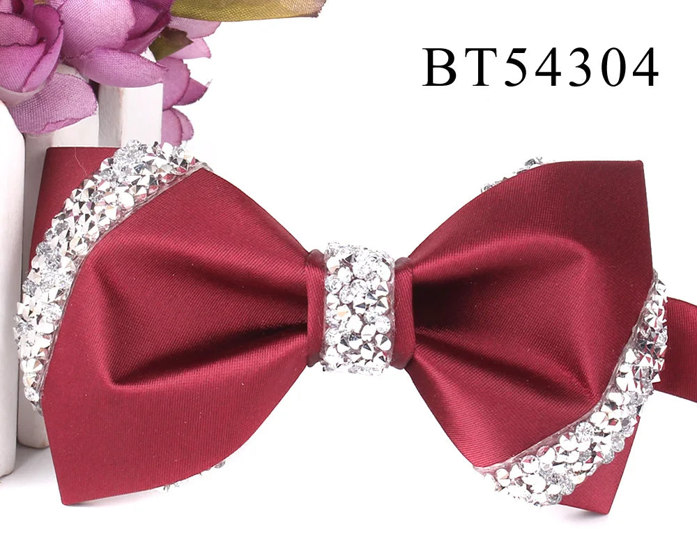 Wedding Bow ties For Groom Fashion Casual Bow tie For Men Women Party Bow knot Adult Bow Ties Cravats Groomsmen Solid Bowties