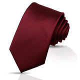 Fashion Classic Men's Ties Neck Tie Solid Colors Thread Ties for Formal Business Luxury Wedding Party Neckties Gifts For Men