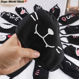 Hot 1PC Black Anti-Dust Cotton Cute Bear Anime Cartoon Mouth Mask teeth mouth Muffle Face Mouth Masks Women Men