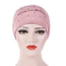 Women Men Sleeping Hat Baggy Beanie Satin Lined Night Unisex Sleep Cap Hair Care Bonnet Hair Loss Nightcap Pullover Hat Headwear