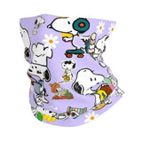 Snoopy & Woostock Manga Bandana Funny Balaclava Spring Running Travel UV Protection Bicycle Mask Breathable Face Cover Mask