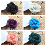 i-Remiel High-end Korean Fashion New Fabric Flower Bow Brooch Cardigan Silk Scarves Buckle Pin for Women's Clothing Accessories