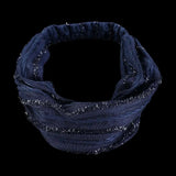 White Hair Elastic Hair Band Sequin Shiny Cloth Mother Hair Hoop Women Headband Korean Headwear Wide Hair Band Mesh Hairbands