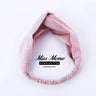 Clearance Fresh Colorful Turban Headbands Women Spring Summer Chiffon Headband Head Wrap Wide Lattice Hairband Hair Accessories