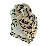 New African Turban for Women Large Flower Stretch Turban Headwrap Beanie Hat Ladies Turbante Mujer Bandanas Chemo Cap Head Cover