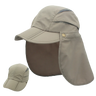 Connectyle Boys Girls Kids Summer UPF 50+ Sun Protection Cap Adjustable Quick Dry  Detachable Fishing Hat with Neck Flap