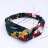 Women Headband New Fashion Hair Bands Bohemian Cross Elastic Hair Band For Ladies Black Purple Female Head band Hair Accessories