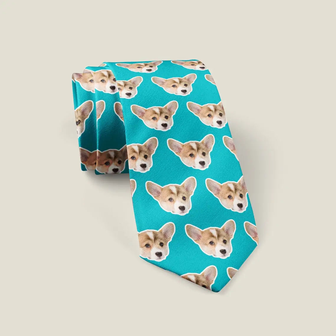 Customized Face Tie Your Picture Pet Child Personalized Funny Necktie Party Wedding Dinner Shirt Suit Accessories Gift Cosplay