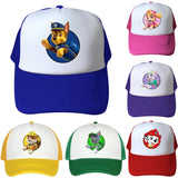Paw Patrol Skye Kids Baseball Cap Marshall Rubble Girl Peak Cap Cartoon Boy Chase Rocky Mesh Cap Parent-child Summer Sunhat Gift