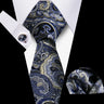 Men Neckties Tie Classic Handkerchiefs Plaid Necktie Cufflinks For Men Blouse Business Wedding Accessories Woman Collar Man Gift
