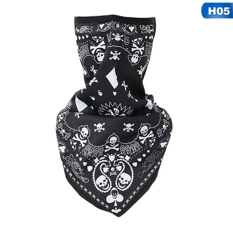 USA Fashion Mask Ear Hanging Mouth Cover Bicycle Cycling Masks Bandana Neck Gaiter Tube Hiking Climbing Headband Camping Scarf