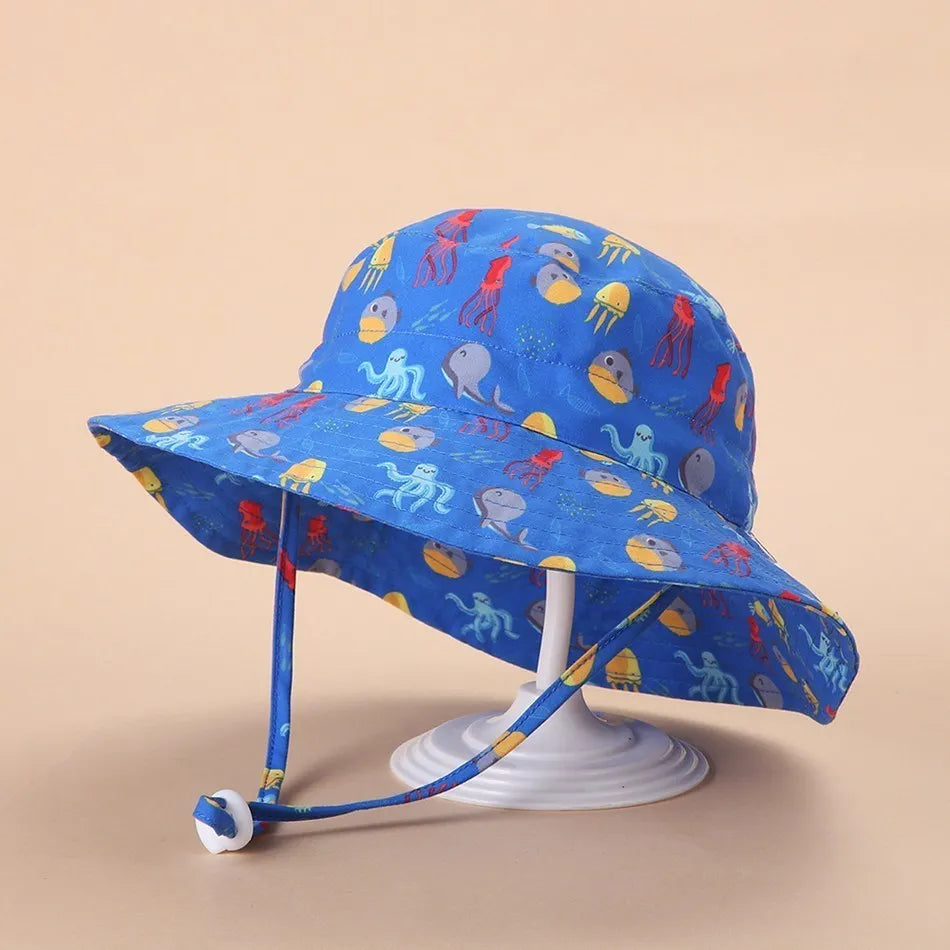 Newborn Baby Hats Boys Girls Panama Summer Kids Sun Hat Infant Beach Fisherman Bucket Hat Children Breathable Outdoor Hats