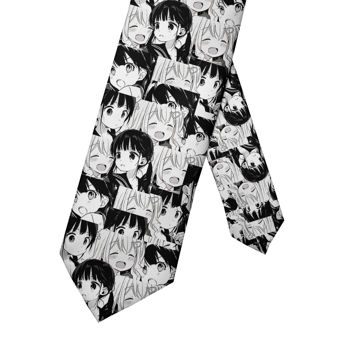 Anime cartoon printing men's tie unisex casual creative tie novelty unique accessories business gifts wedding shirt accessories