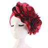New Woman Muslim Hijab Caps With Big Flower Turban Bonnet Islamic Wrap Head Inner Cap for Hijabs Trendy Headdress