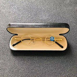 cubojue small round reading glasses +100 +150 +200 +250 +300 glass lens narrow nerd spectacles eyeglasses frames