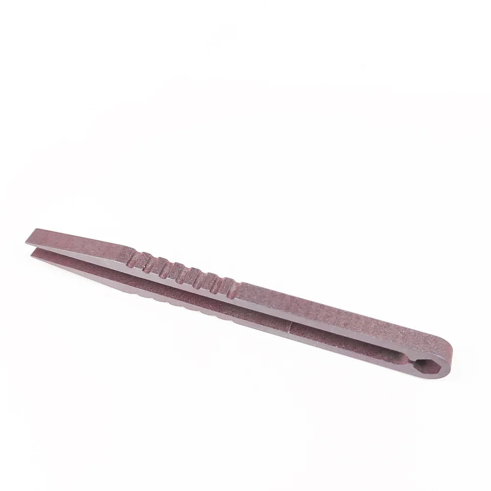 Titanium TC4 Clip Tweezers Pick Up Clamping EDC Multipurpose Gadget Professional Camp Outdoor Pocket Maintenance Tool 6 Colors