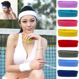 Fashion Sports Headbands for Women Men Solid Elastic Hair Bands Running Fitness Yoga Headwear Stretch Makeup Head Band