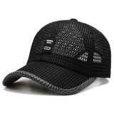 2023 Men's Mesh Baseball Cap Breathable Summer Caps Dad Hat Outdoor Fishing Hats Bone Gorras Snapback Trucker Cap Women hat