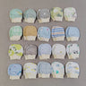 5 Pairs Baby Gloves Newborn No Scratch Mittens For Baby Set Cotton 0-3 Months Unisex Newborn Hand Mittens For Boys Girls