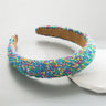 Sweet Donut Candy-Colored Wide Edge Headband for Girls Women Hairband Adult Fashion Hair Headwear Party Jewley Accessories