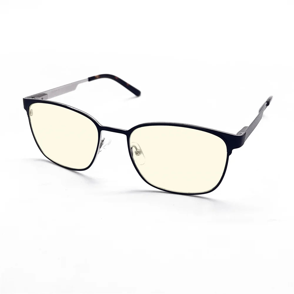 Glasses Blue-Light Blocking Fashion Elliptical Eyeglasses Anti UV Ray Computer Gaming Glasses Blue Blocker Glasses for Women/Men