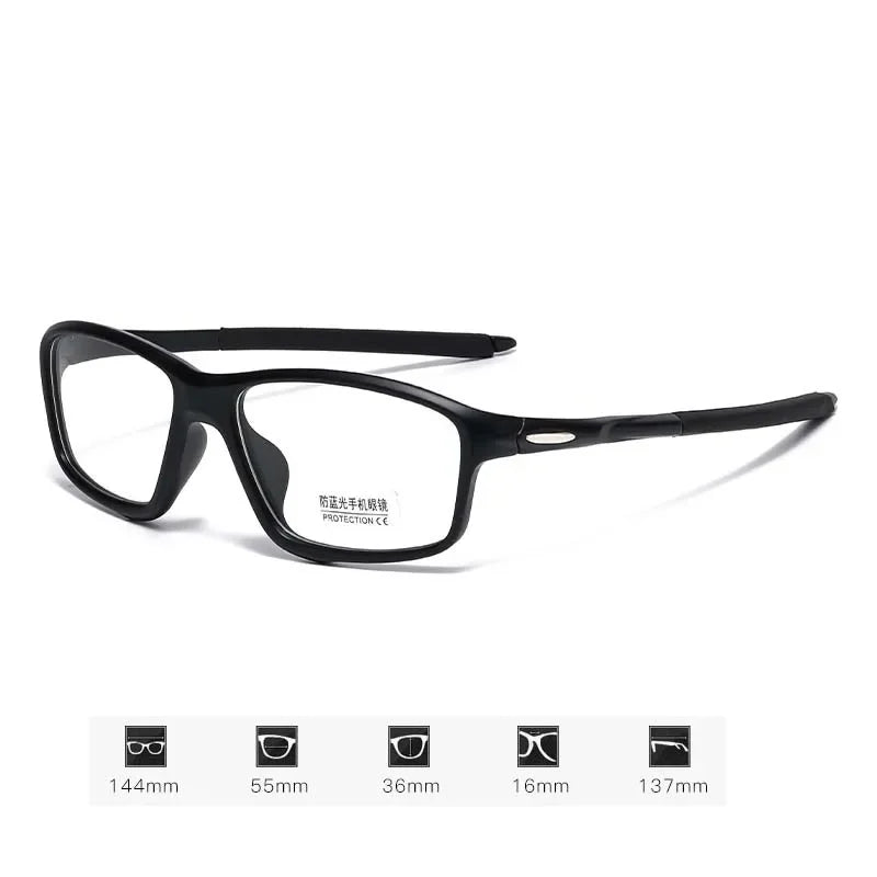 Ultra Light Blue Light Blocking Myopia Glasses Fashion Outdoor Color Changing Sports Near Sight Eyewear Photochromic Eyeglasses