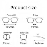 2024 High Quality Handmade Titanium Half Frame Computer Glasses Men Women Luxury Retro Rectangle Eyeglass Frame Optical Eyewear