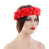 2025 Latest Satin Twist Braids Headband Elastic Headwear African Cap Nigerian Wedding Gele Women Turban Bandana Bandage Wrap Hat