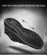 Men Running Sneakers Lightweight Athletic Shoes Classical Mesh Breathable Lace-up Outdoor Walking Shoes Male Tennis Shoes