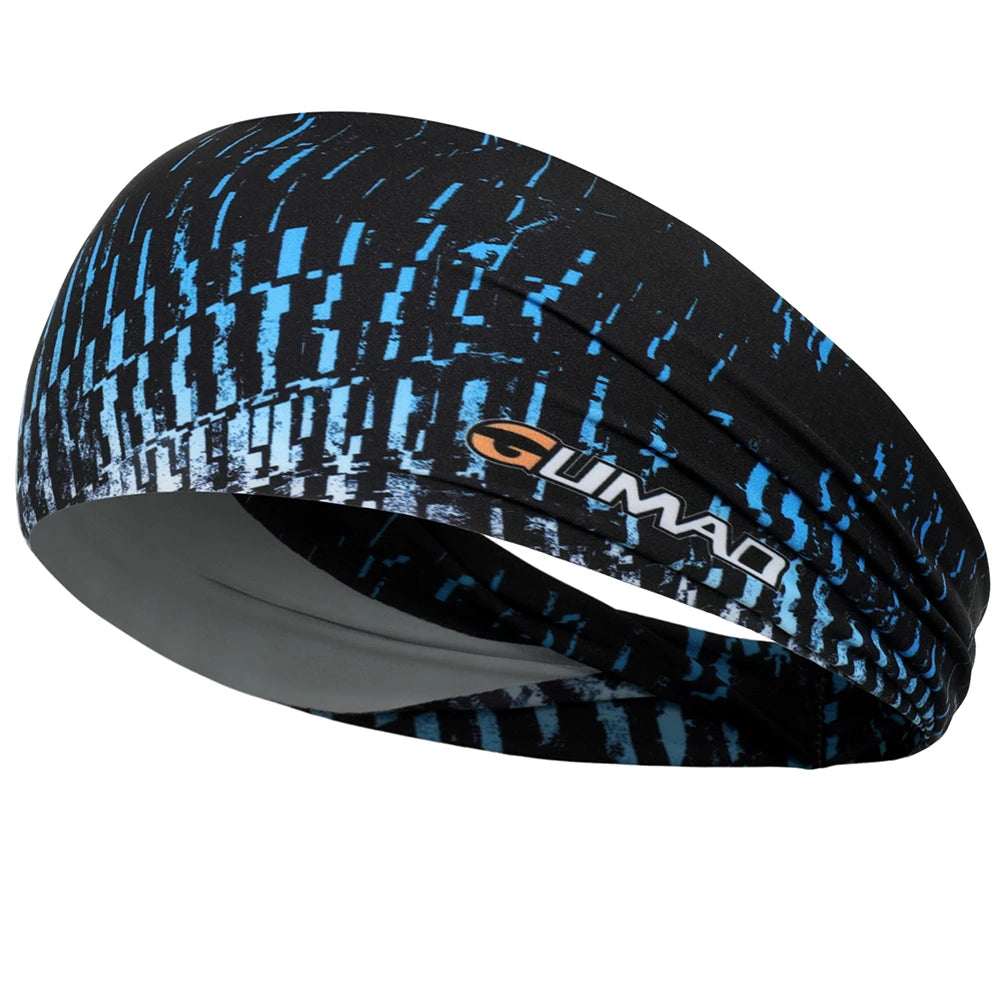 Men Women Sport Headband Skull Ghost Sweat Bandage Elastic Tennis Yoga Gym Headwear Fitness Running Sweatband Hair Accessories