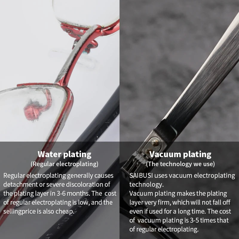 2024 new Italian imported titanium eyeglasses frame star the same fashion VENUS men reading myopia presbyopia optical glasses