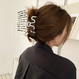 Fashion Geometric Metal Hair Claw Clips for Women Vintage Hair Clamps Crab Headband Hairpin Girls Hair Accessories Headwear